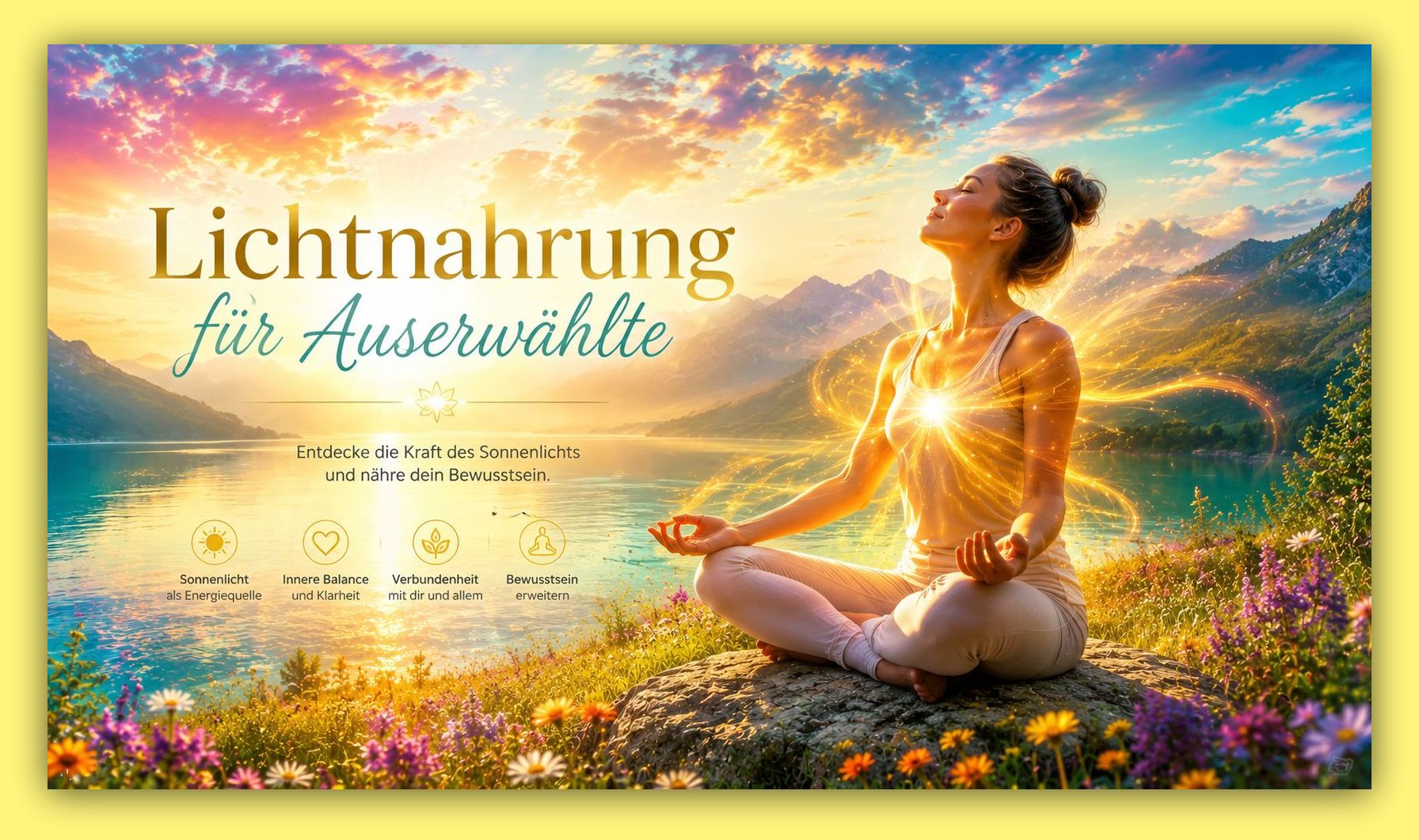 Die Lichtnahrung für Auserwählte!